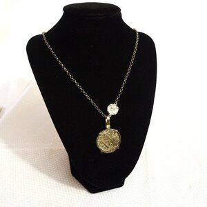 Shipwreck Silver w/Sterling Silver Chain made into 8 Reals Coin